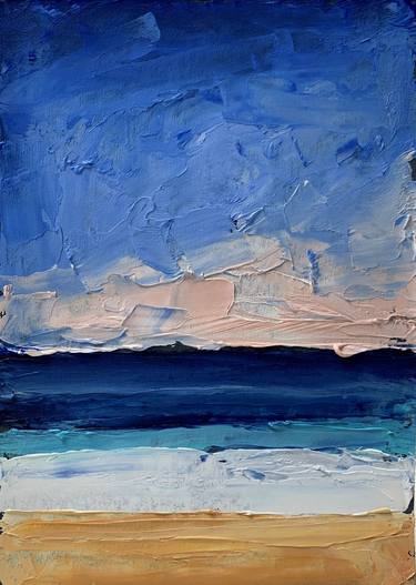 Original Abstract Expressionism Seascape Paintings by Vita Schagen