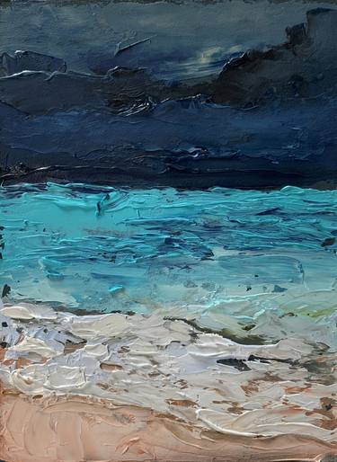 Original Abstract Seascape Paintings by Vita Schagen