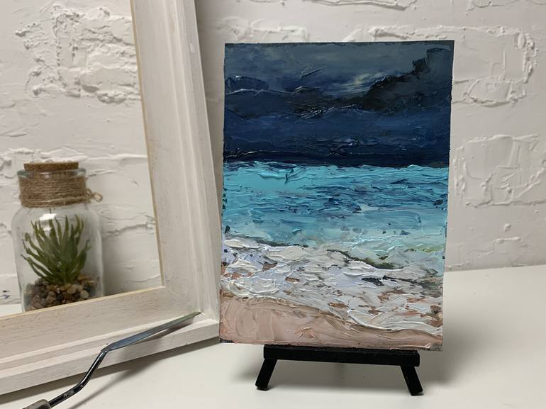 Original Abstract Seascape Painting by Vita Schagen