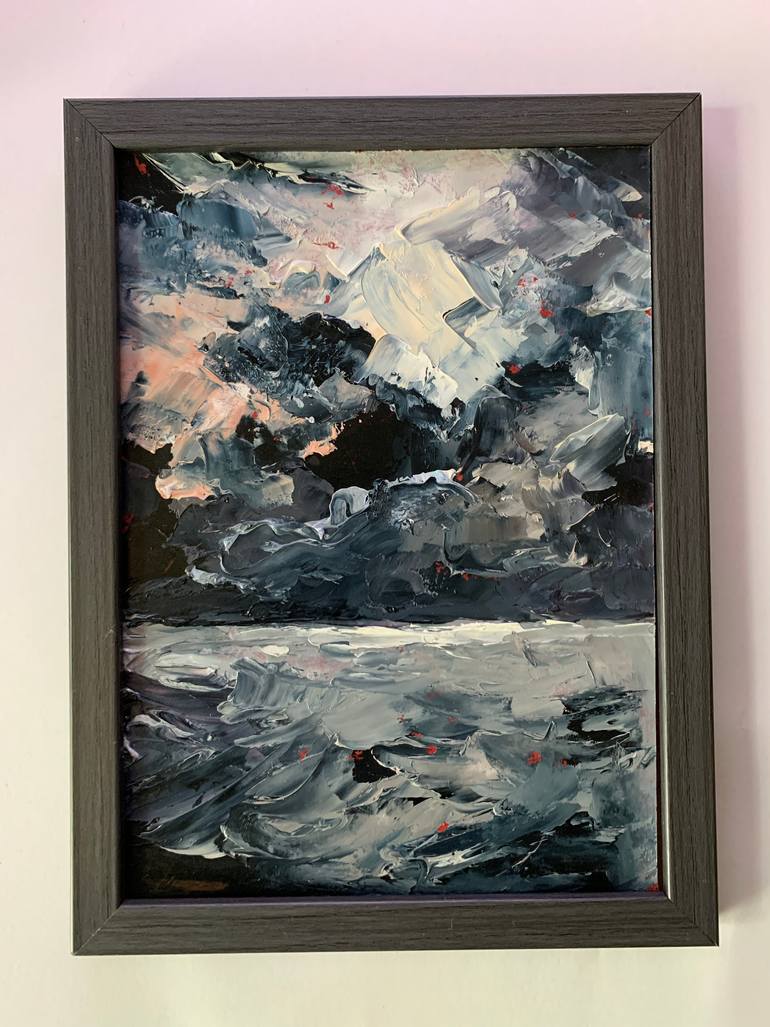 Original Abstract Seascape Painting by Vita Schagen