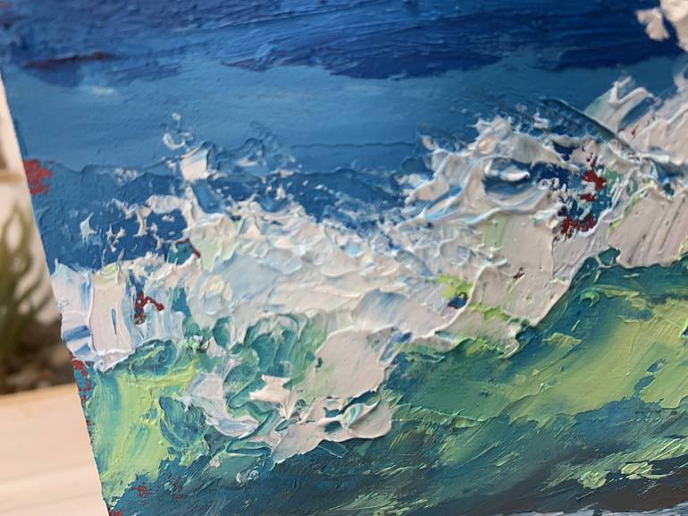 Original Abstract Expressionism Seascape Painting by Vita Schagen