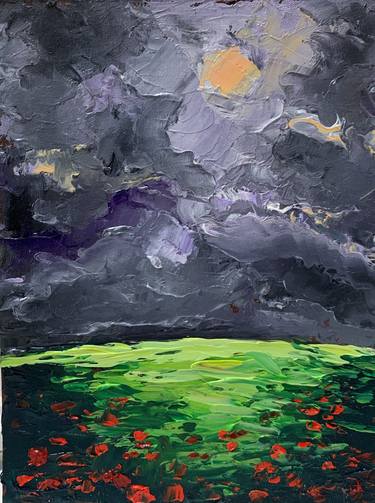 Original Abstract Expressionism Landscape Paintings by Vita Schagen