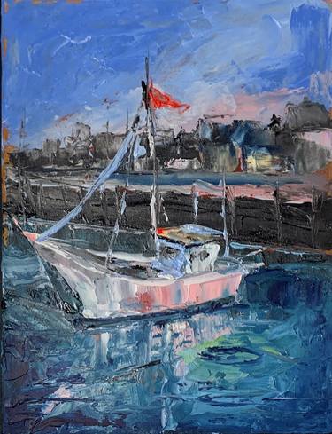 Original Expressionism Sailboat Paintings by Vita Schagen