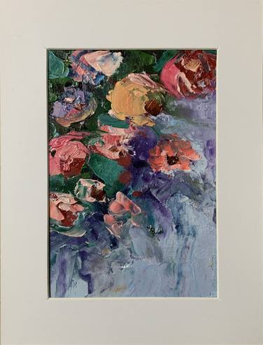 Original Abstract Expressionism Floral Paintings by Vita Schagen