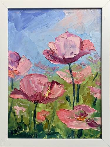 Original Expressionism Floral Paintings by Vita Schagen