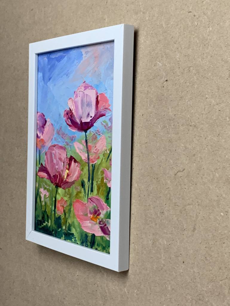 Original Expressionism Floral Painting by Vita Schagen