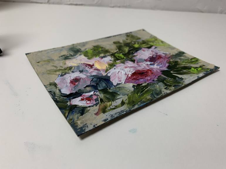 Original Abstract Expressionism Floral Painting by Vita Schagen