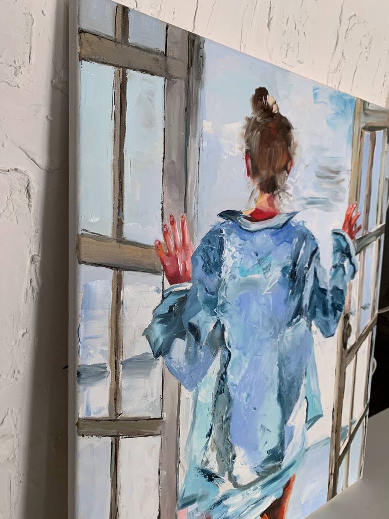 Original Expressionism Women Painting by Vita Schagen