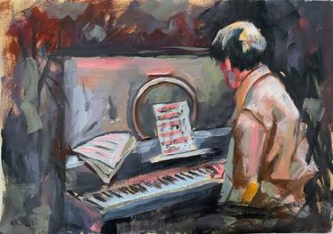 Original Expressionism Music Paintings by Vita Schagen