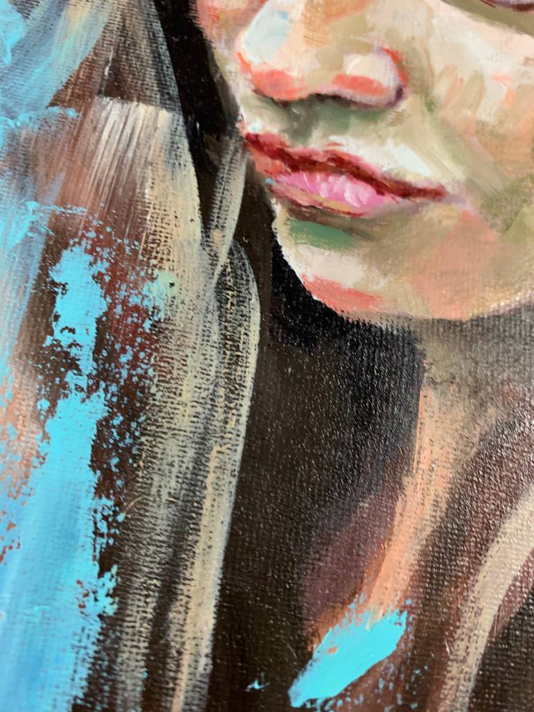 Original Expressionism People Painting by Vita Schagen