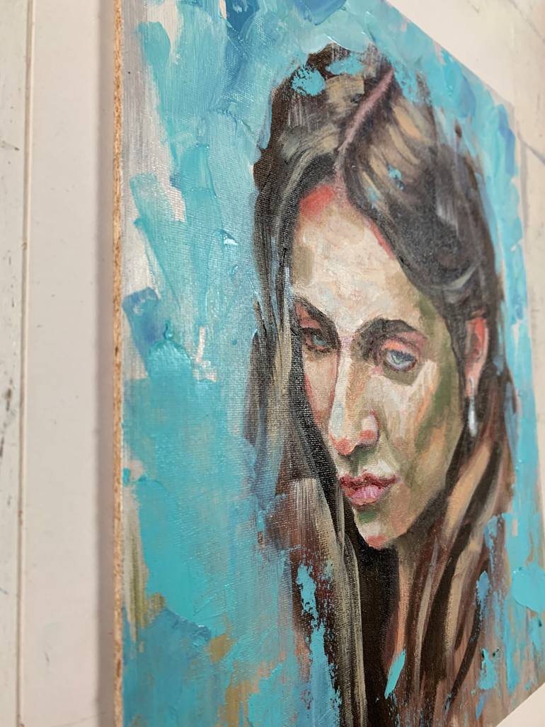 Original Expressionism People Painting by Vita Schagen