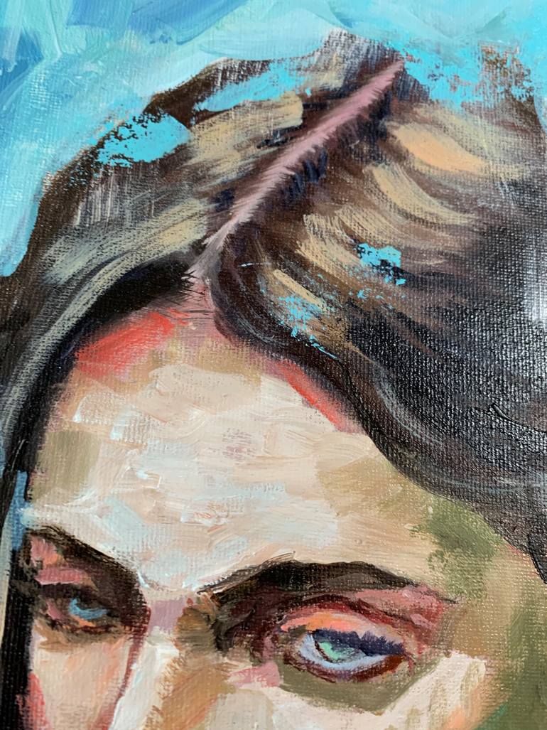 Original Expressionism People Painting by Vita Schagen