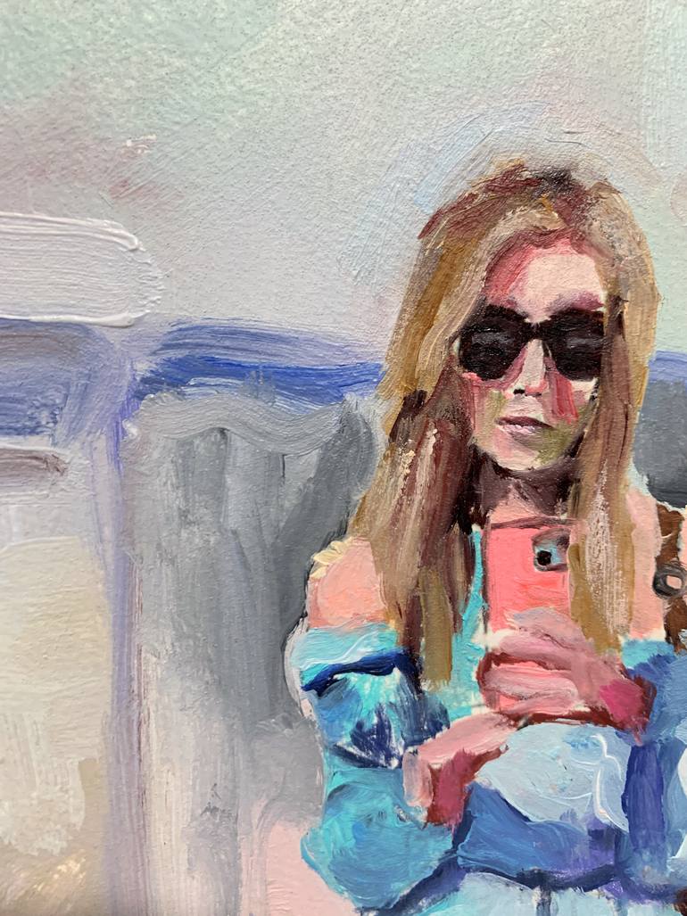 Original Expressionism People Painting by Vita Schagen