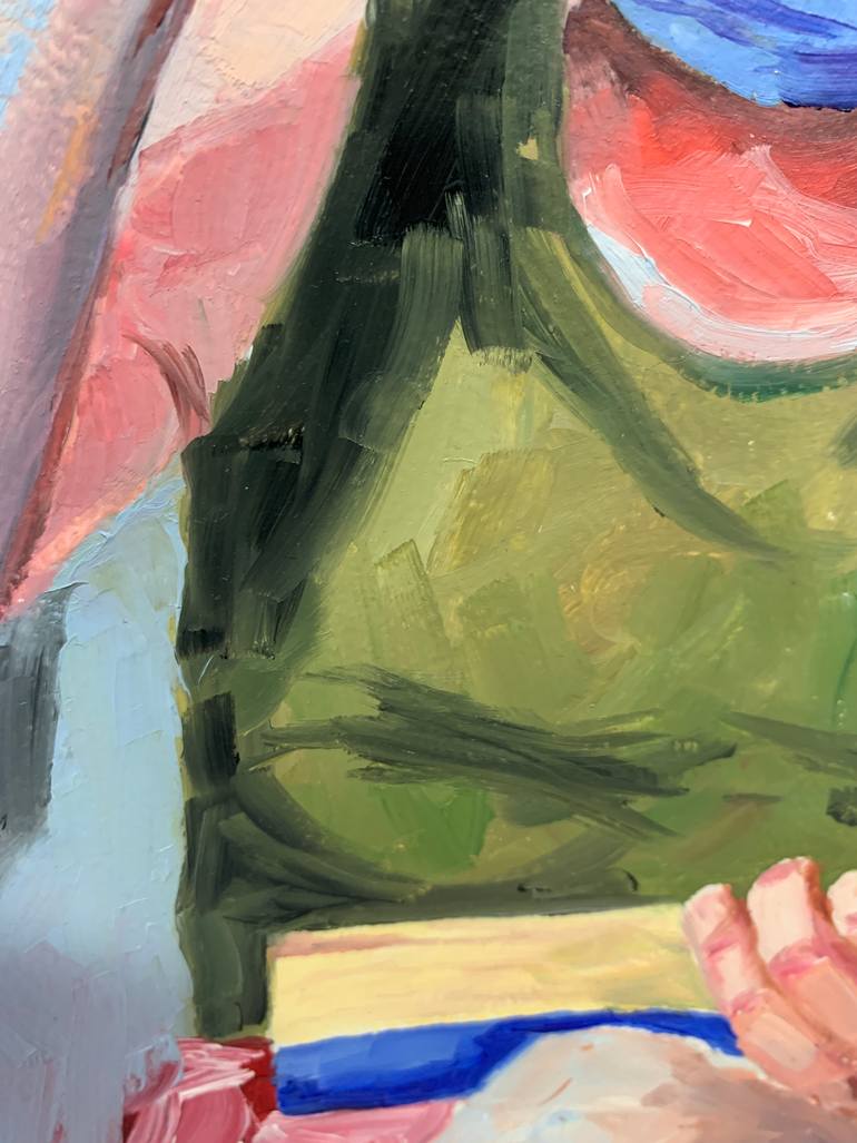 Original Expressionism Men Painting by Vita Schagen