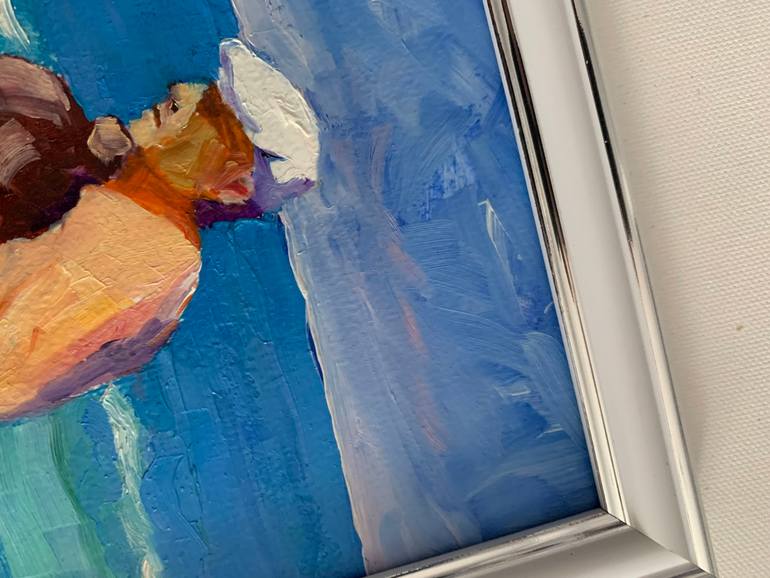 Original Expressionism Seascape Painting by Vita Schagen