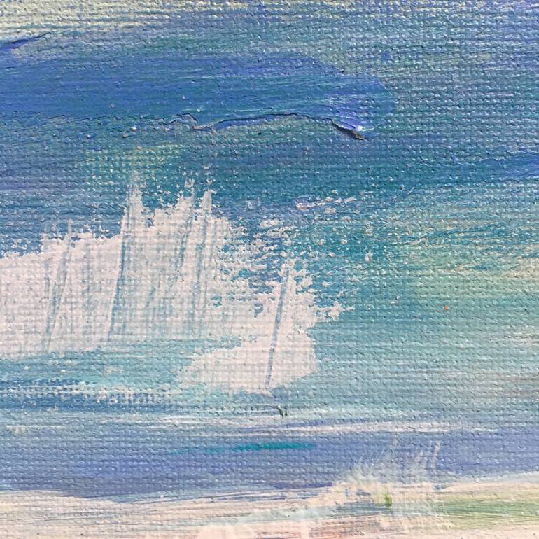 Original Figurative Beach Painting by Mary Kinzelberg