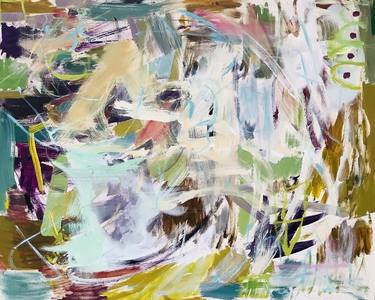 Print of Abstract Sports Paintings by Mary Kinzelberg