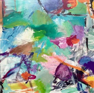 Original Abstract Expressionism Abstract Paintings by Mary Kinzelberg