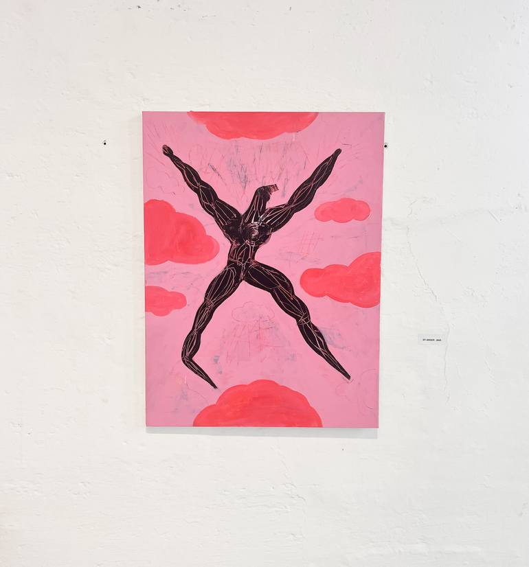 Original Contemporary Abstract Painting by Sinisa Janjic Re