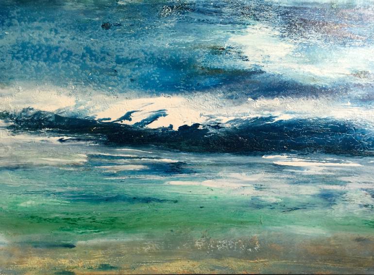 the sea (series) II Painting by ruth irvine | Saatchi Art