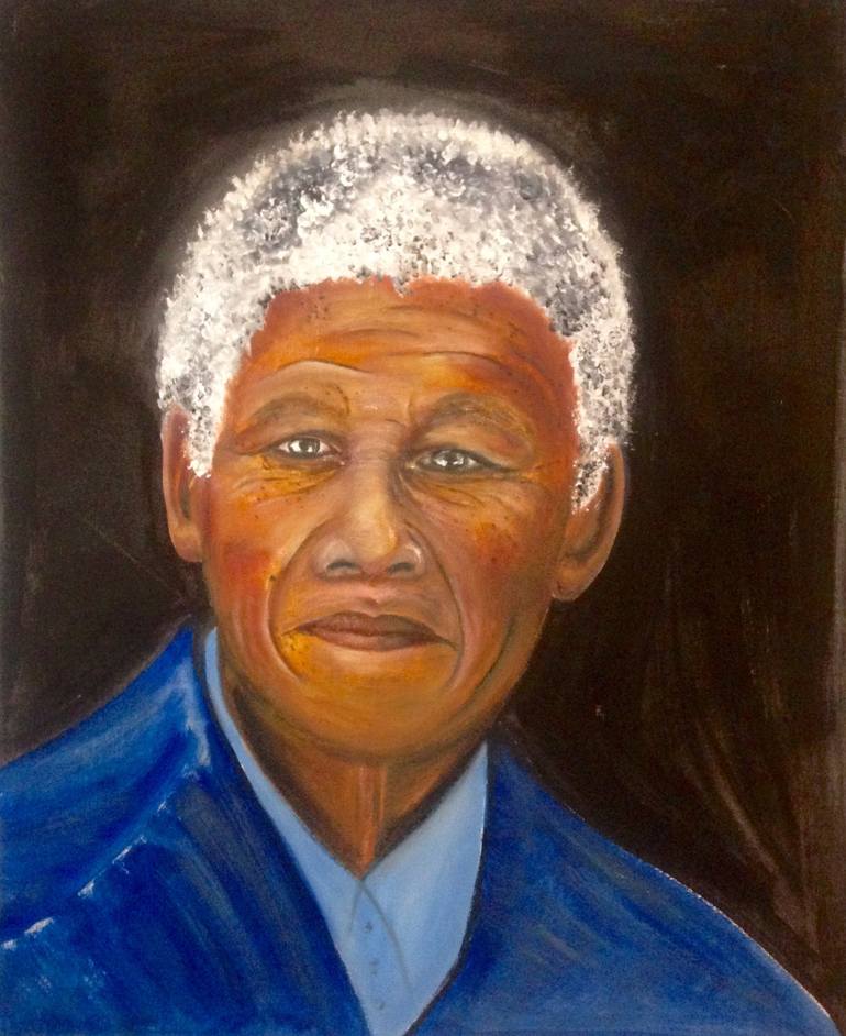 Mandela Painting by ruth irvine | Saatchi Art