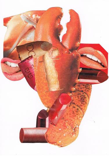 Original Dada Abstract Collage by Amber Devetta