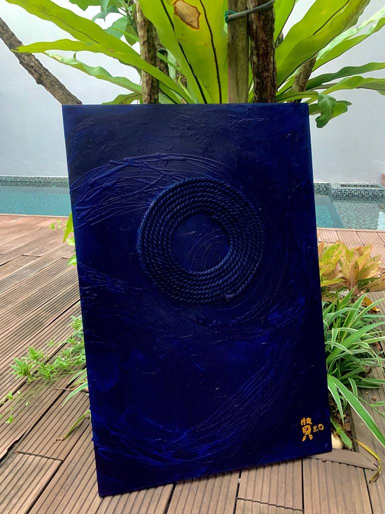 Original Abstract Expressionism Abstract Painting by Michelle Yap