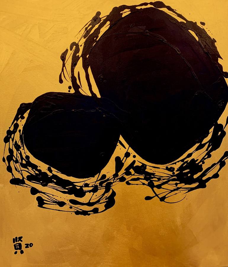 Original Abstract Expressionism Abstract Paintings by Michelle Yap