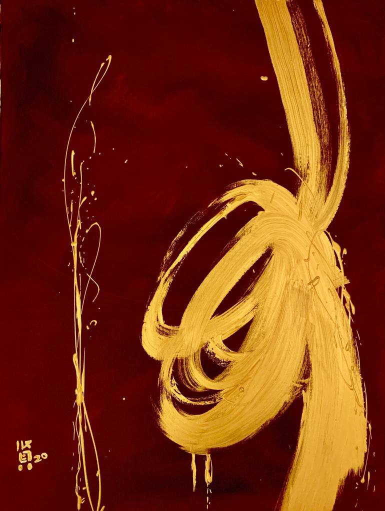 Original Abstract Expressionism Abstract Paintings by Michelle Yap