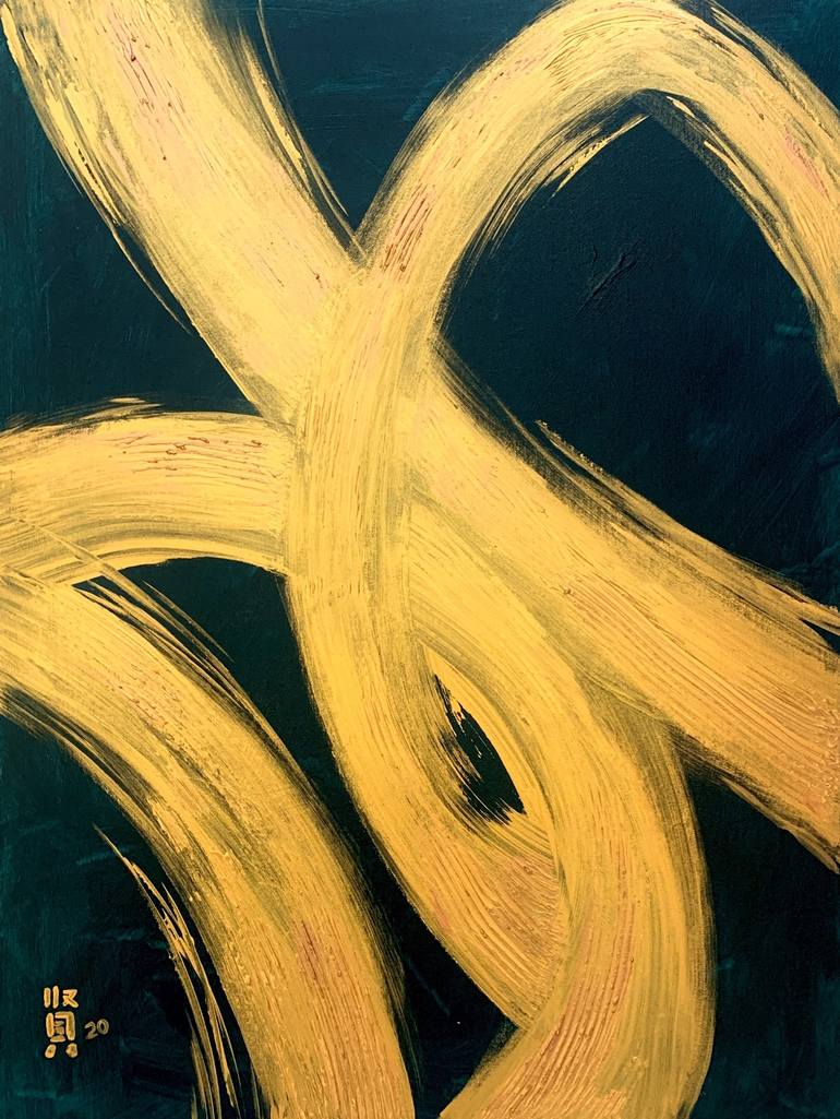 Original Abstract Expressionism Abstract Paintings by Michelle Yap