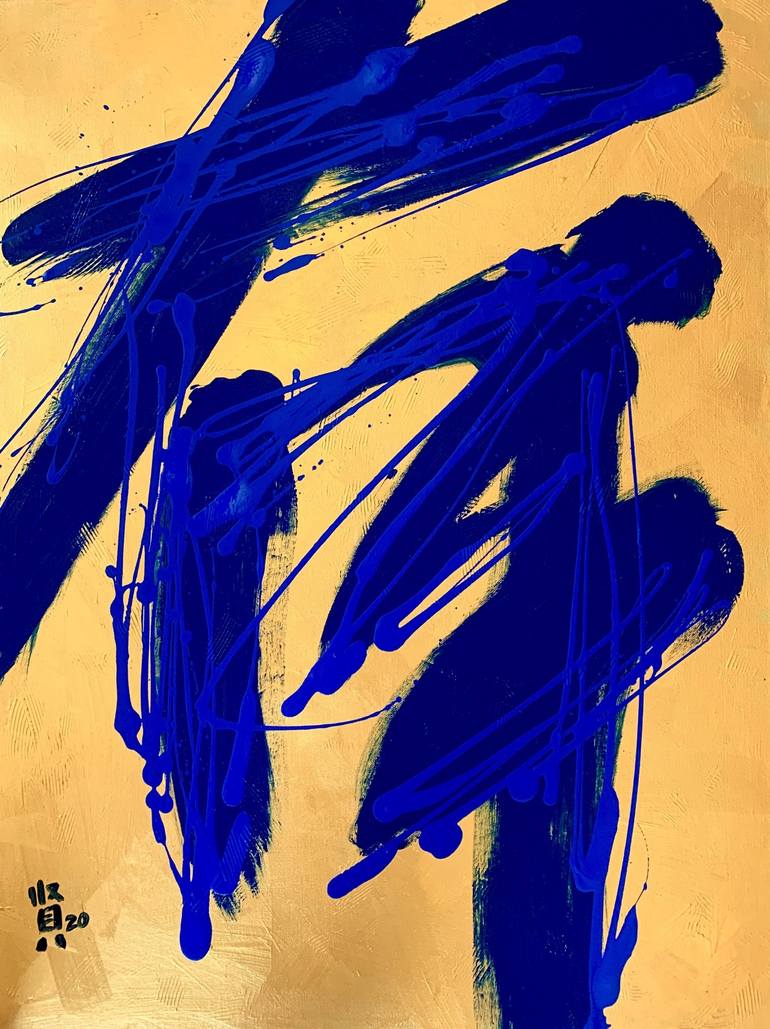 Original Abstract Expressionism Abstract Paintings by Michelle Yap