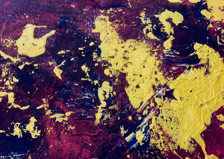 Original Abstract Expressionism Abstract Painting by Michelle Yap