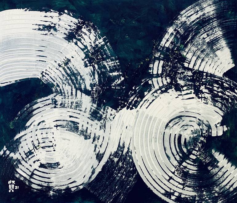 Original Abstract Expressionism Abstract Paintings by Michelle Yap