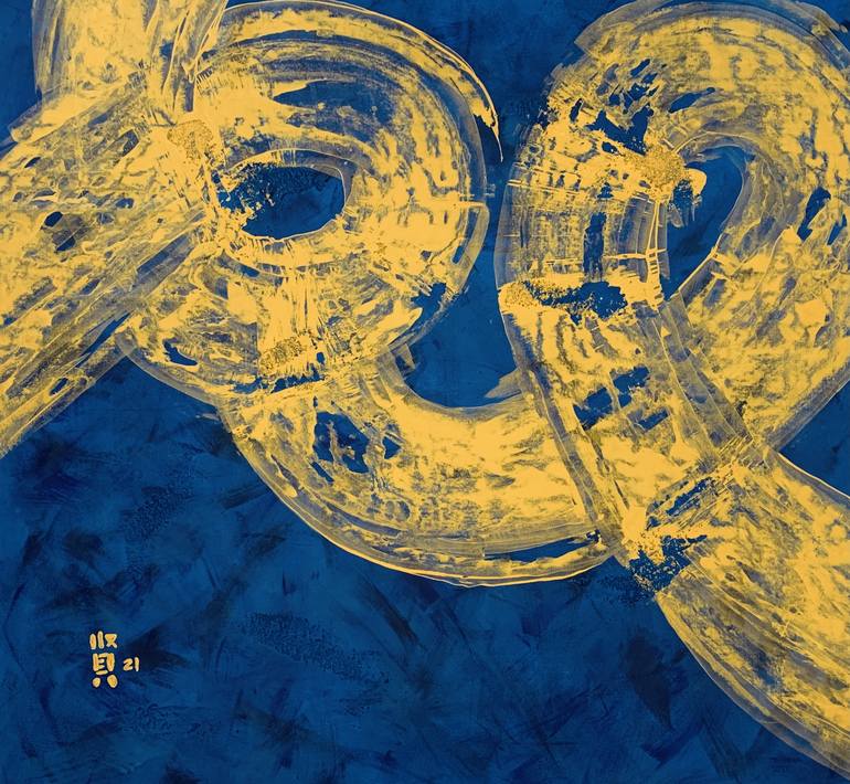 Original Abstract Expressionism Abstract Paintings by Michelle Yap