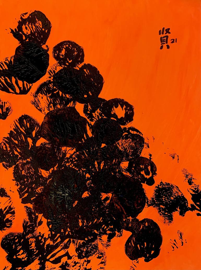 Original Abstract Expressionism Abstract Paintings by Michelle Yap