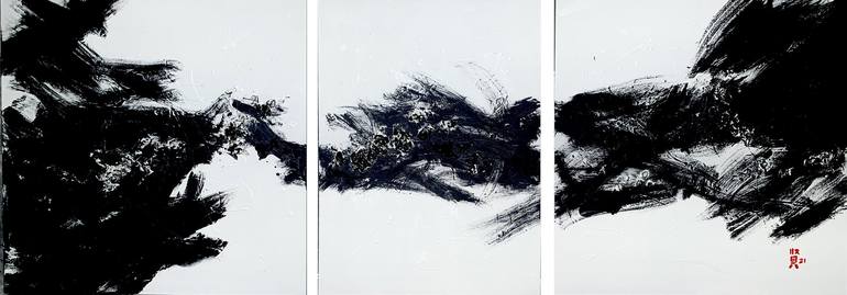 Original Abstract Expressionism Abstract Paintings by Michelle Yap