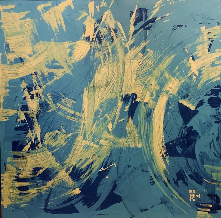 Original Abstract Expressionism Abstract Paintings by Michelle Yap