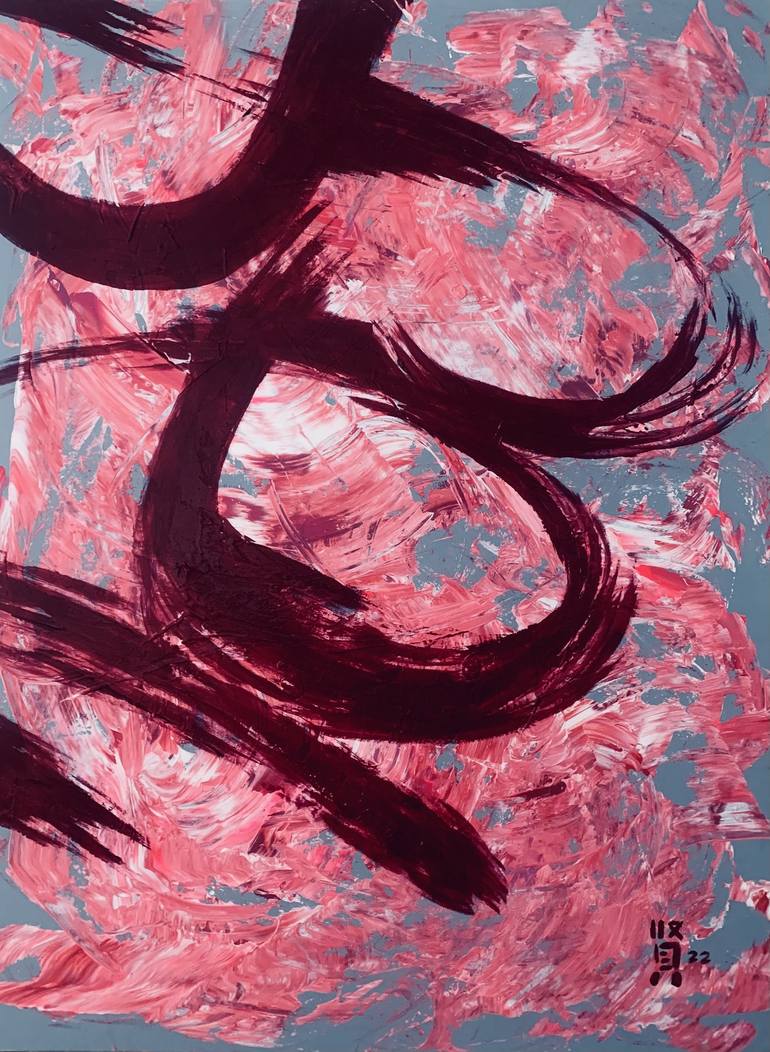 Original Abstract Expressionism Abstract Paintings by Michelle Yap