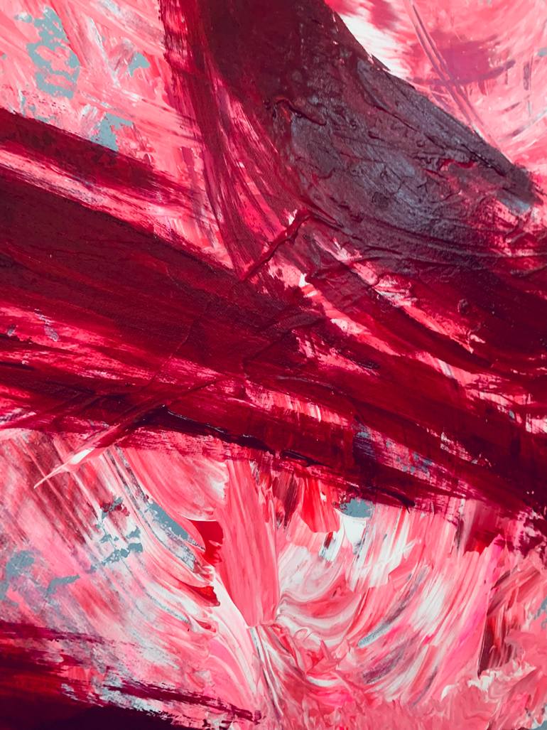 Original Abstract Expressionism Abstract Painting by Michelle Yap