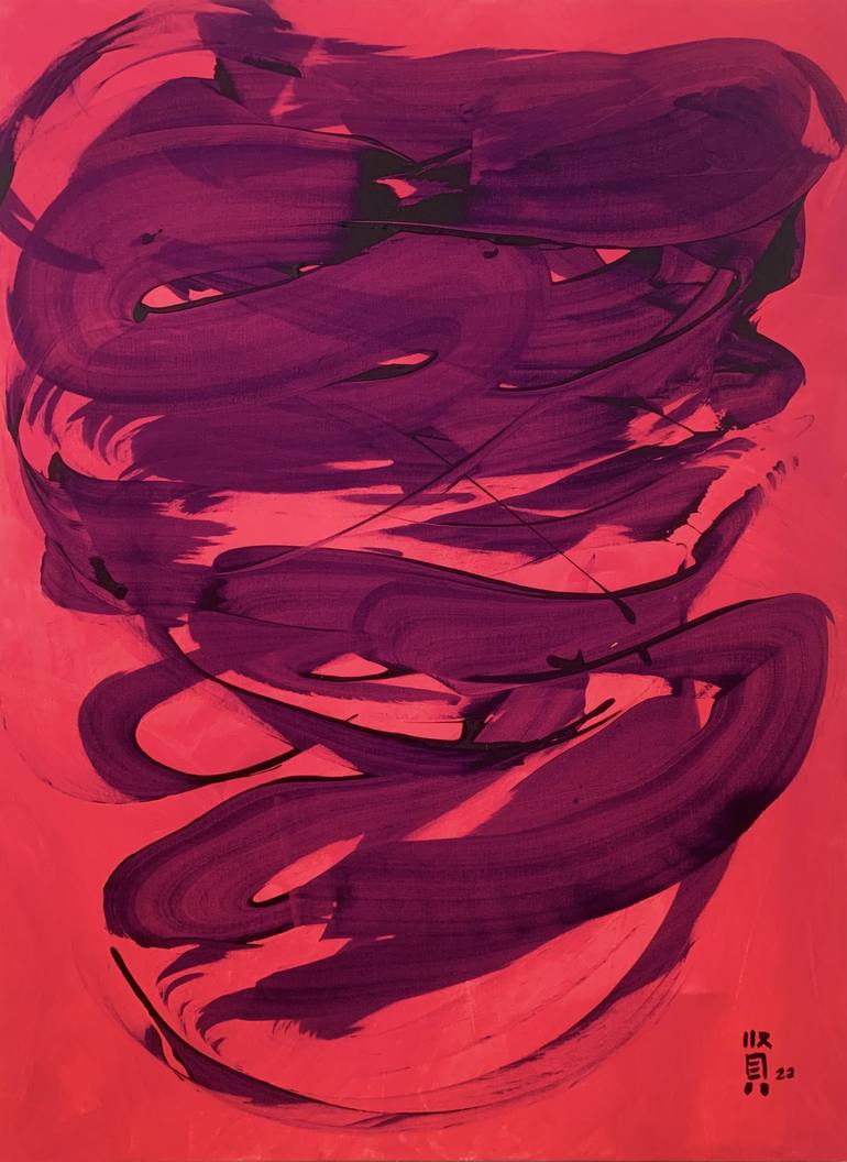 Original Abstract Expressionism Abstract Paintings by Michelle Yap