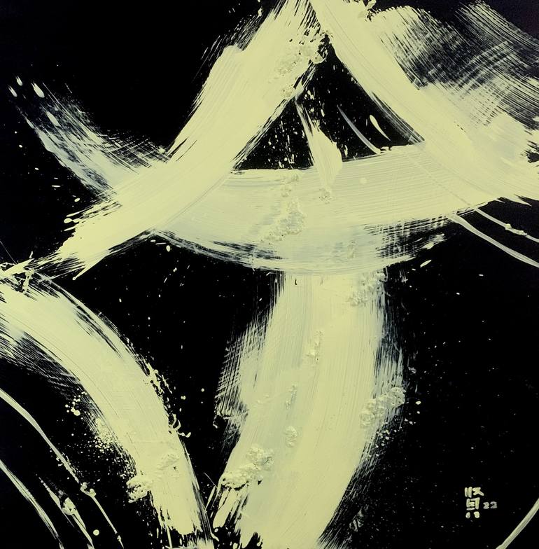 Original Abstract Expressionism Abstract Paintings by Michelle Yap