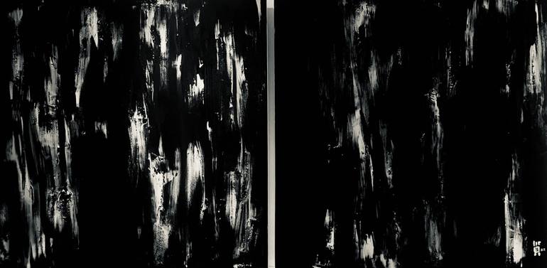 Original Abstract Expressionism Abstract Paintings by Michelle Yap