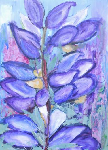 Original Impressionism Floral Paintings by Britt-Marie Fabic