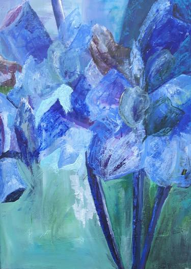 Original Impressionism Floral Paintings by Britt-Marie Fabic