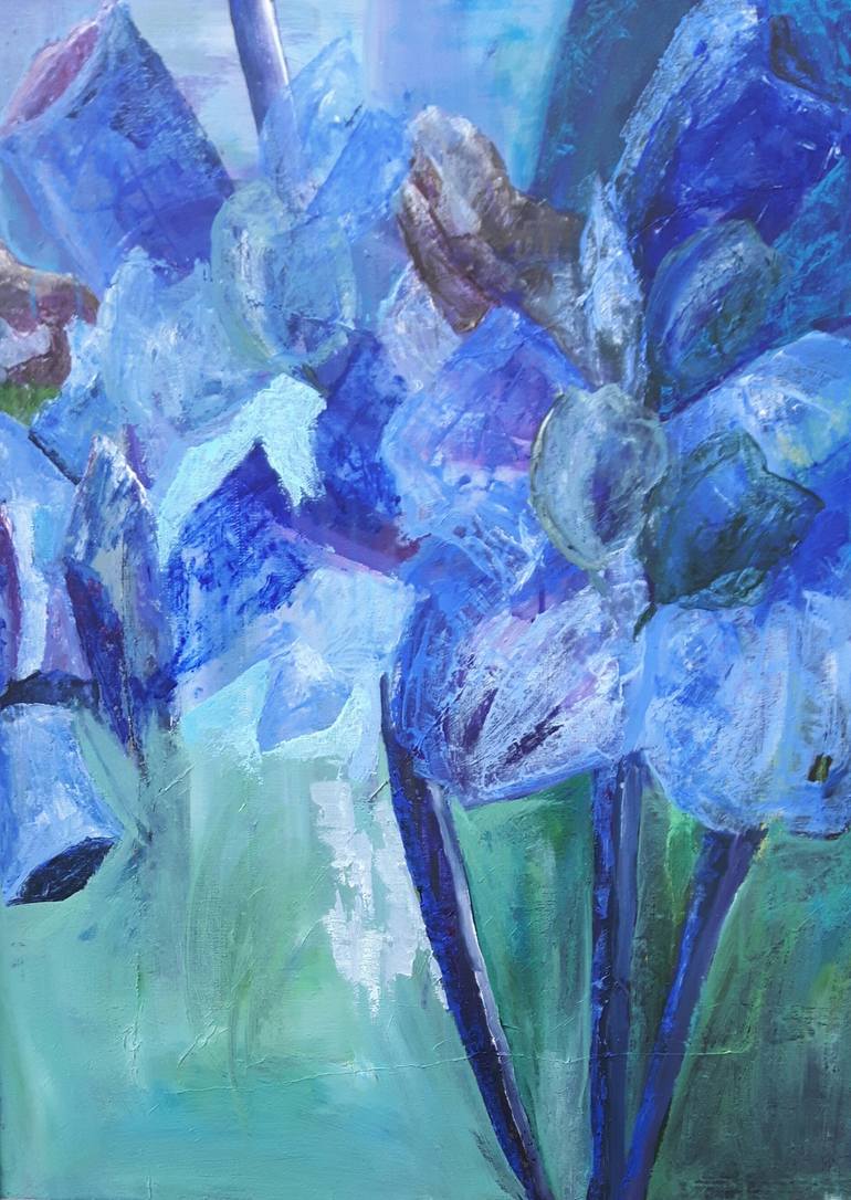 Botanic. From my garden. Painting by Britt-Marie Fabic | Saatchi Art