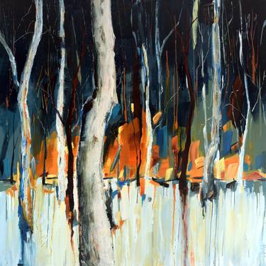 Original Abstract Landscape Paintings by Holly Van Hart