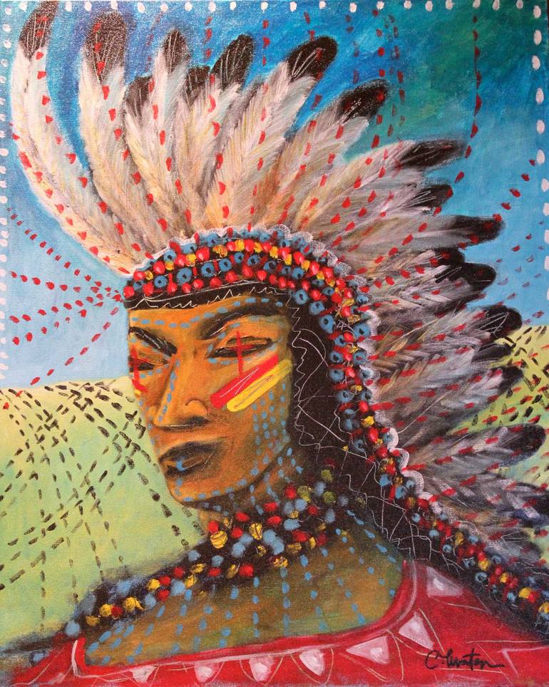 Warrior Painting by Chris Morton Saatchi Art