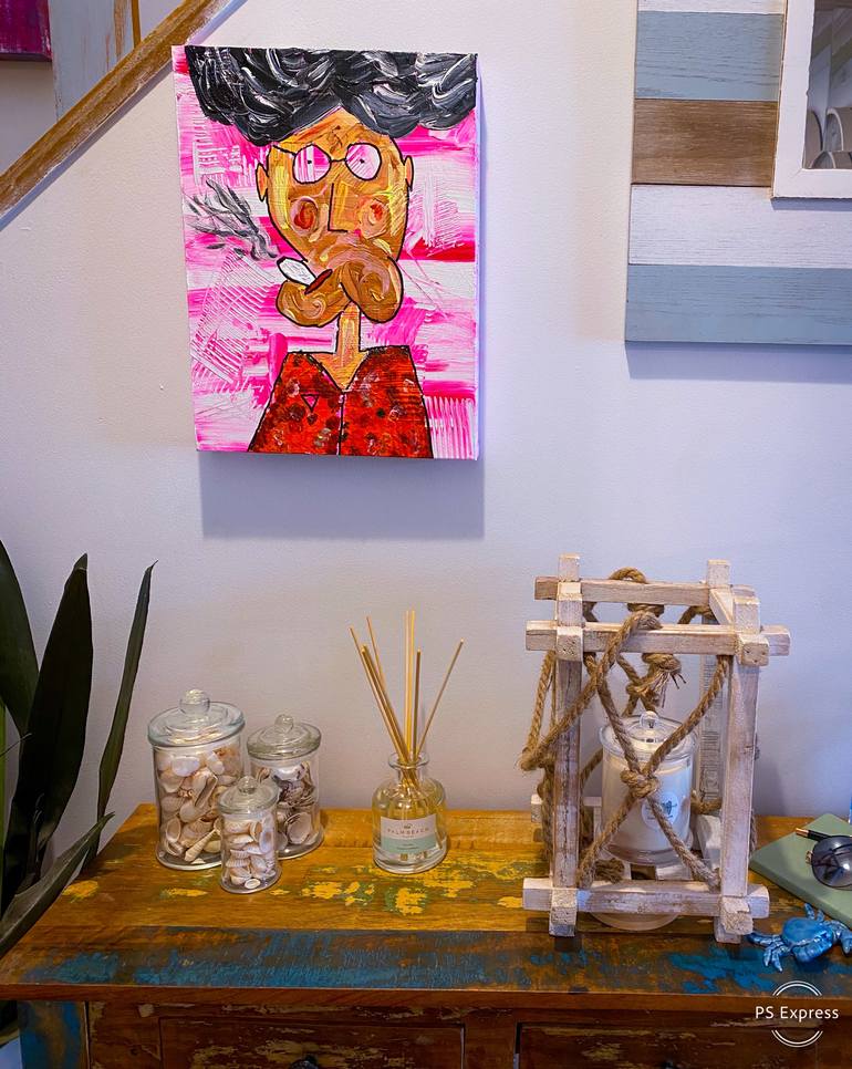 Original Pop Art People Painting by Leith Kennedy