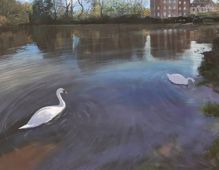 Original Realism Water Painting by Ted Toms