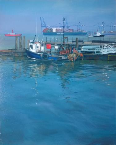 Original Realism Boat Paintings by Ted Toms